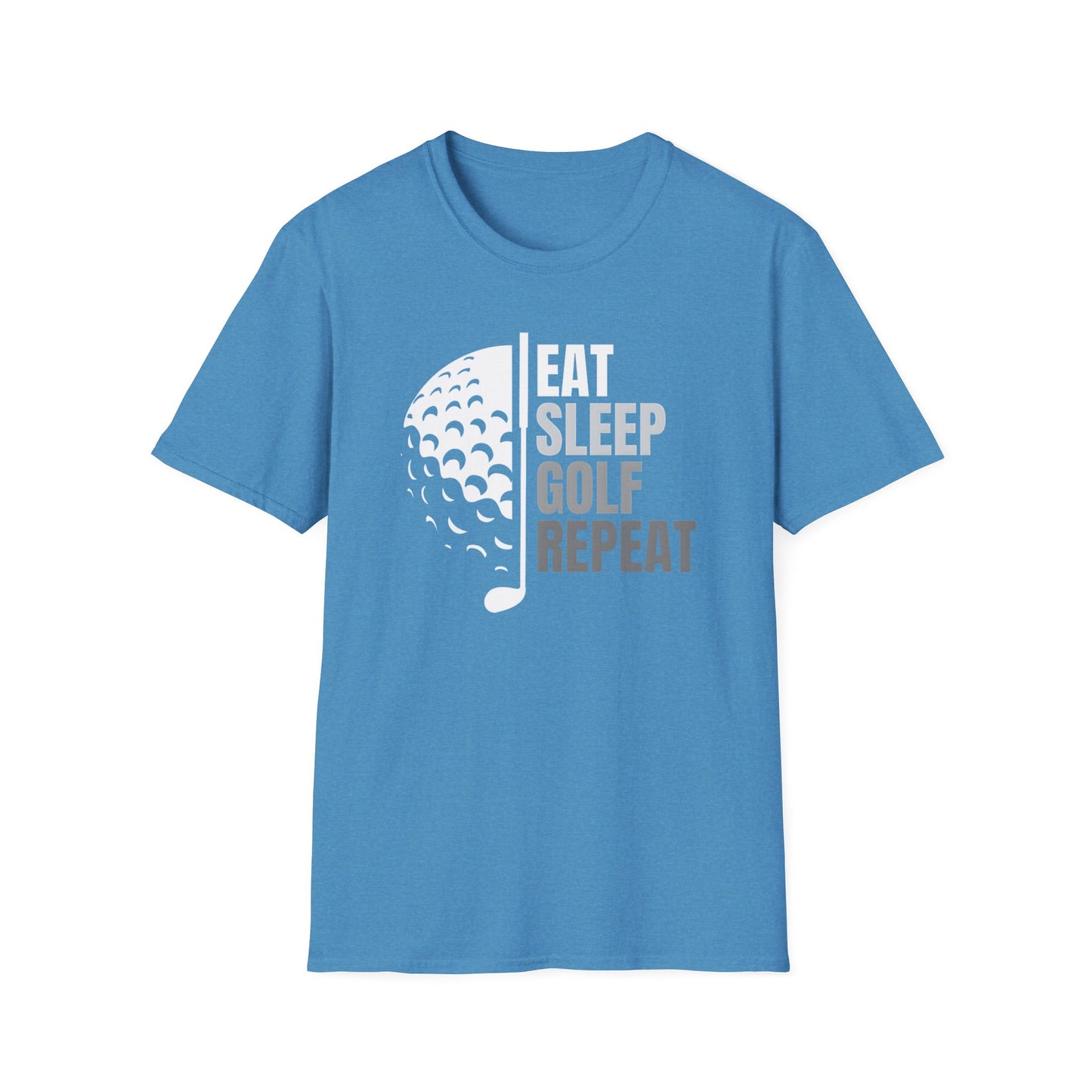 Eat Sleep Golf Repeat Tee – Classic Golf Lifestyle Sports T-Shirt