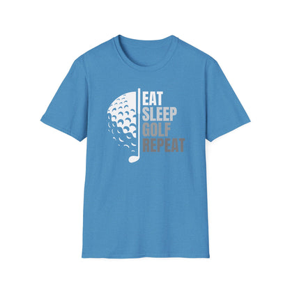 Eat Sleep Golf Repeat Tee – Classic Golf Lifestyle Sports T-Shirt