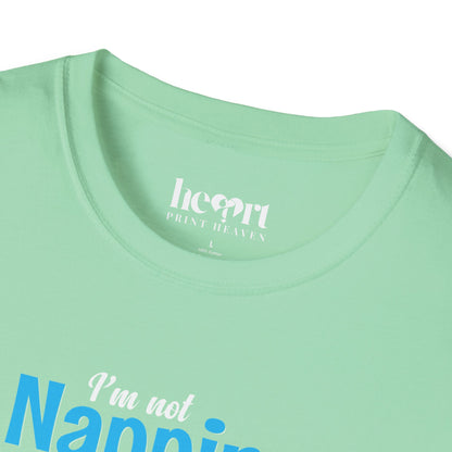 I'm Not Napping, I'm Meditating – Funny Mindfulness T-Shirt 🧘‍♂️✨