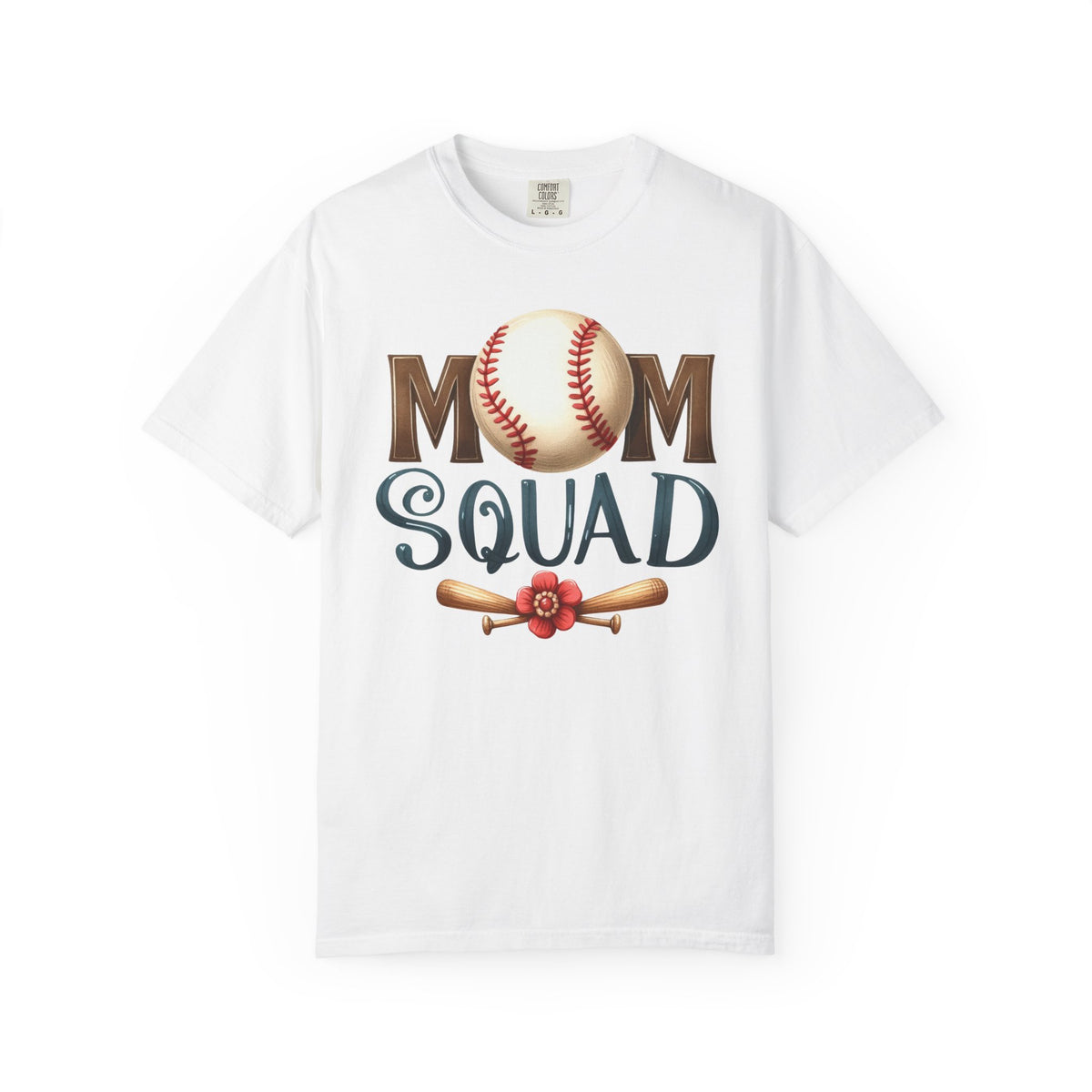 Mom Squad Baseball T-Shirt ⚾ | Cute Baseball Mom Graphic Tee