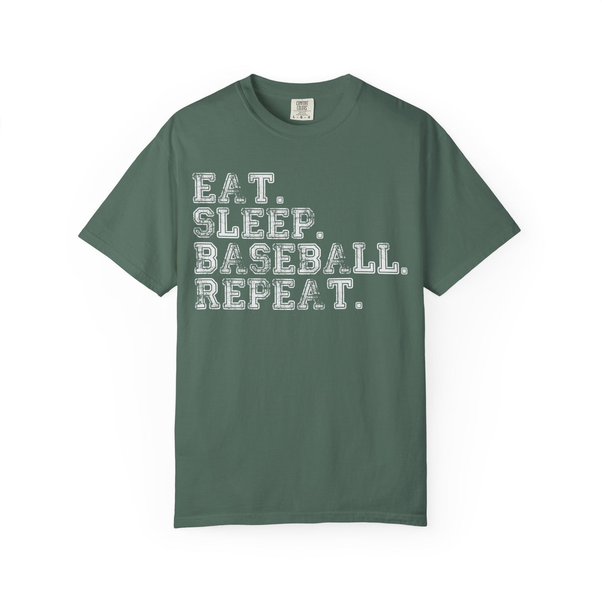 Eat Sleep Baseball Repeat T-Shirt ⚾ | Distressed Baseball Lover Graphic Tee