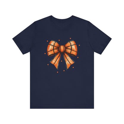 Game Day Bow Basketball T-shirt