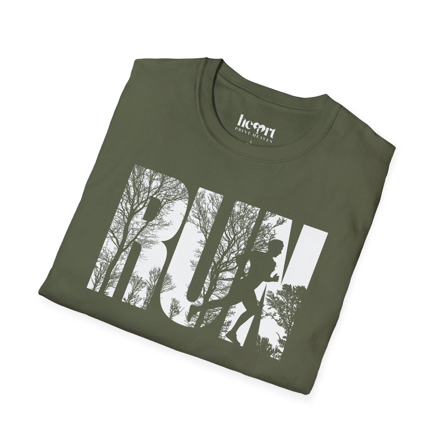 RUN Forest T-Shirt – Fun Running Shirt for Runners and Movie Fans