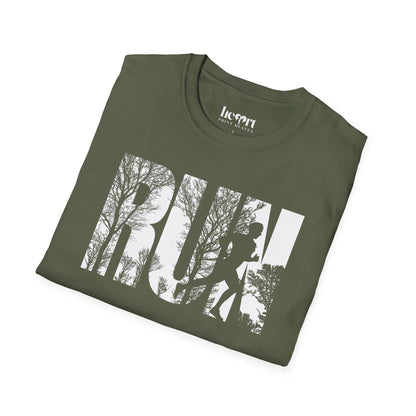 RUN Forest T-Shirt – Fun Running Shirt for Runners and Movie Fans