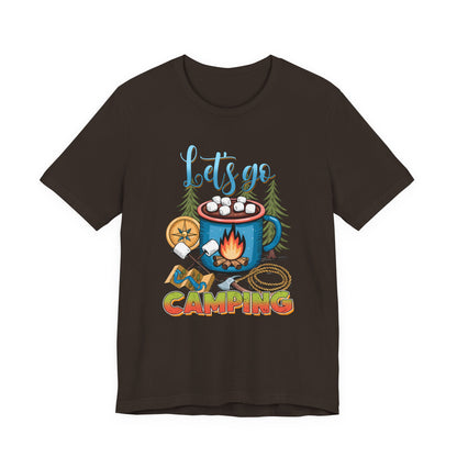 Let’s Go Camping Campfire T-Shirt