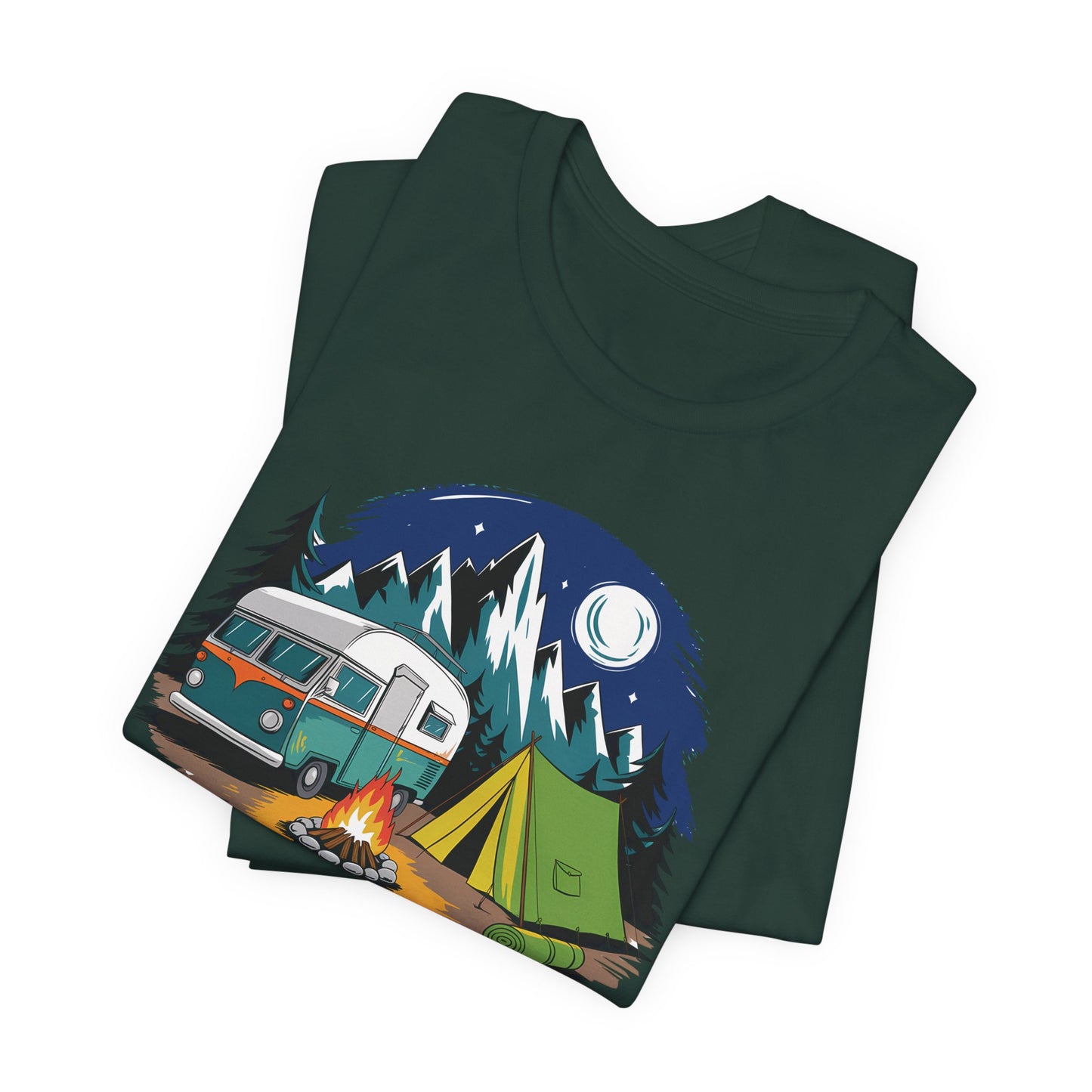 Adventure Awaits Camping T-Shirt – Scenic Nature Tee for Wanderers & RV Travelers