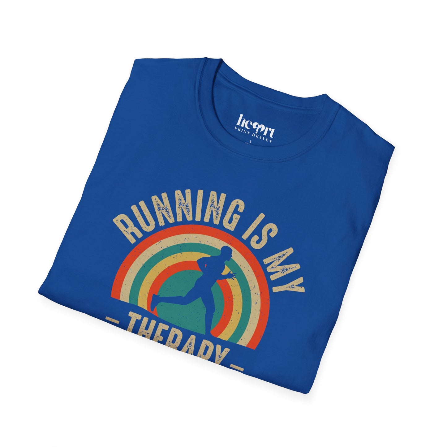 Running Is My Therapy T-Shirt – Motivational Shirt for Runners