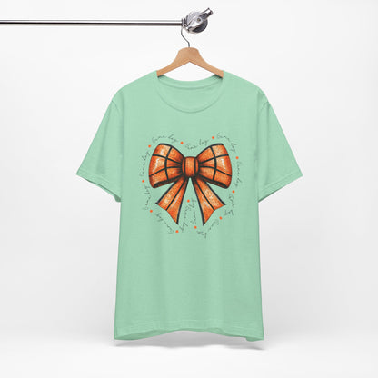 Game Day Bow Basketball T-shirt