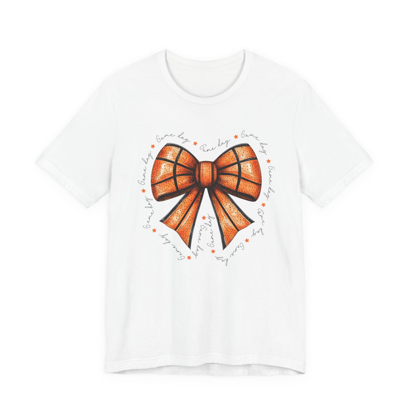 Game Day Bow Basketball T-shirt