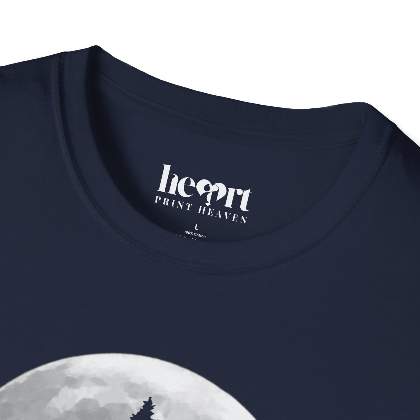 Moon And Pine Tree
