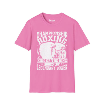 Boxing King of the Ring T-Shirt – Champion's Choice for Boxing Enthusiasts 🥊