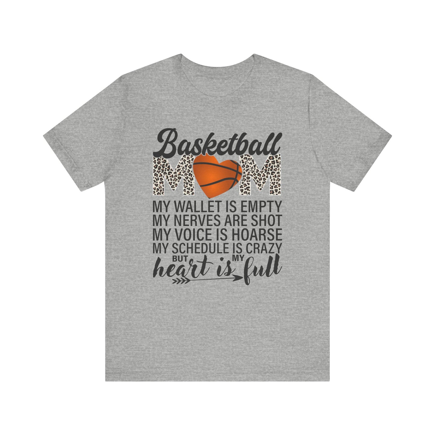 Basketball Mom My Wallet Is Empty T-shirt