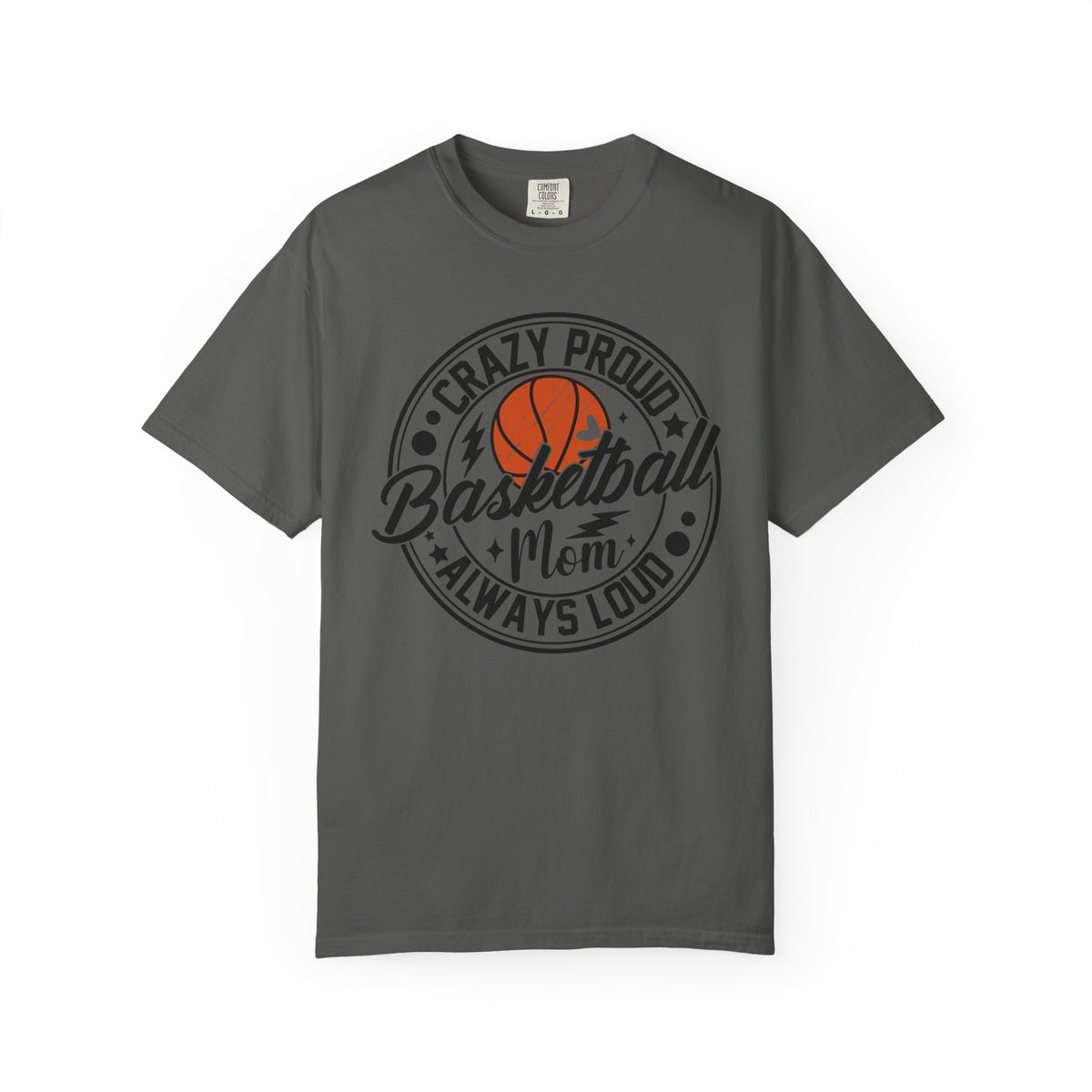 Crazy Proud Basketball Mom T-Shirt 🏀 | Always Loud Basketball Mom Tee