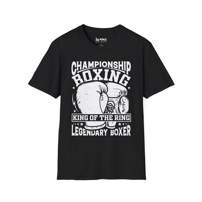 Boxing King of the Ring T-Shirt – Champion's Choice for Boxing Enthusiasts 🥊
