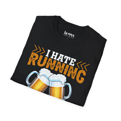 I Hate Running But I Love Craft Beer – Funny Beer Lover T-Shirt 🍺🏃‍♂️