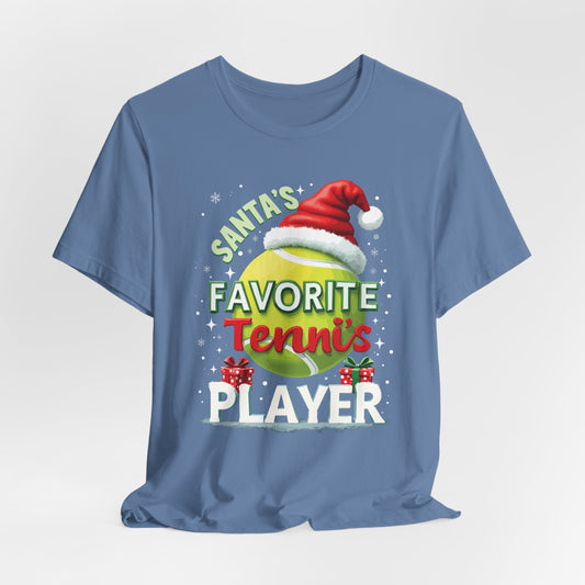 Santa's Favorite Tennis Player T-Shirt