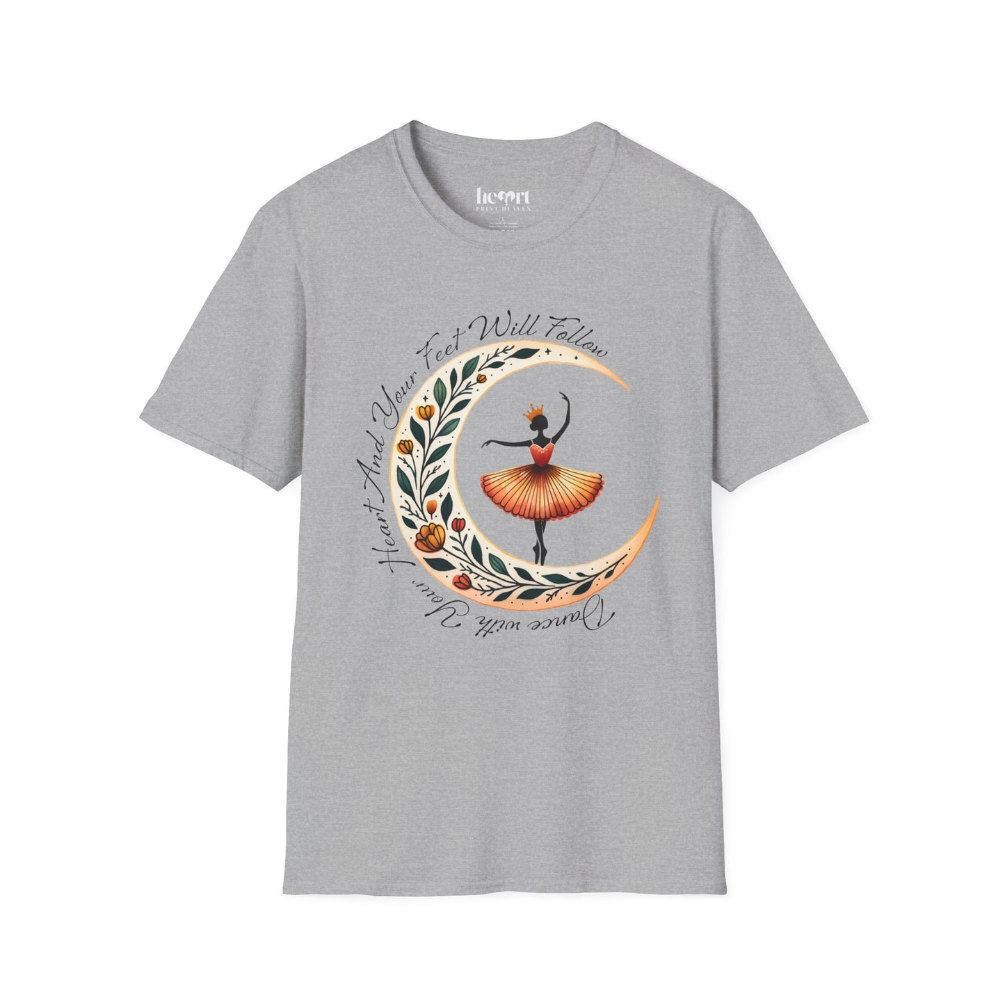 Inspirational 'Dance with Your Heart' T-Shirt – Motivational Dance Apparel for Enthusiasts 💃