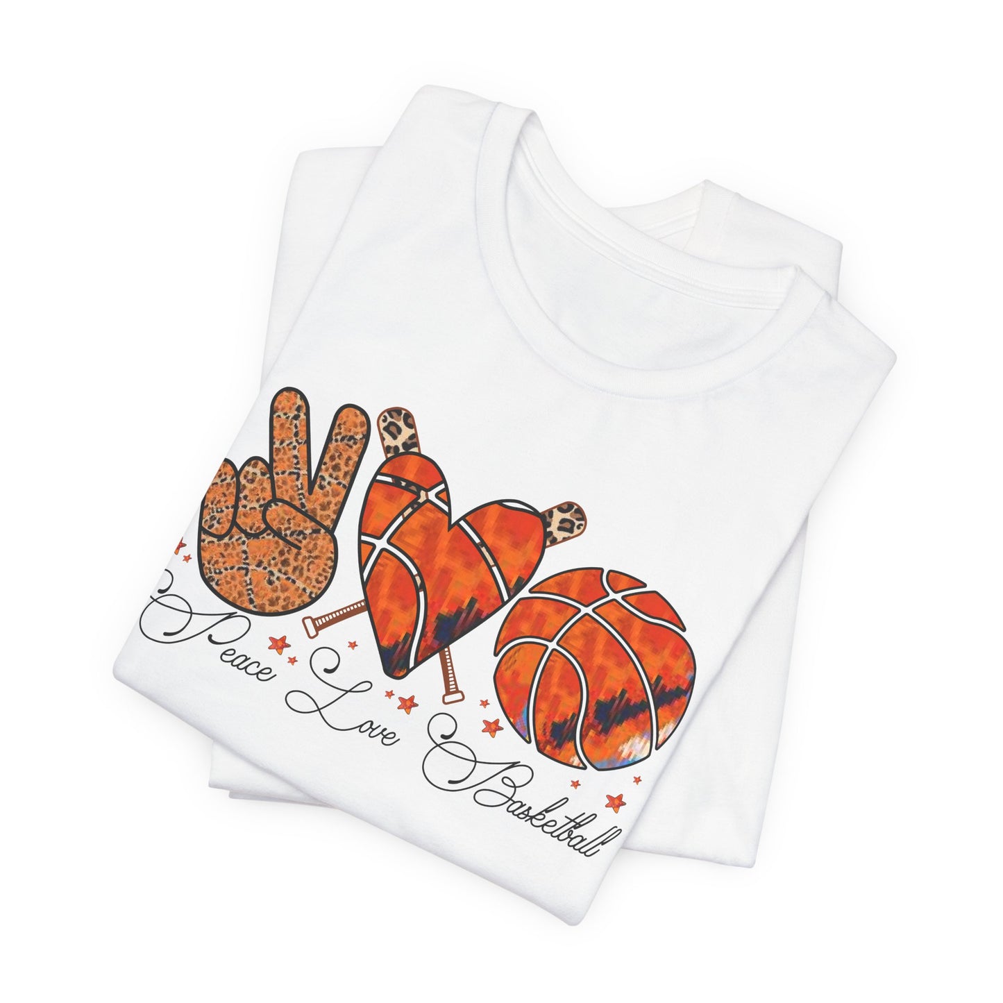 Peace, Love, Basketball T-shirt