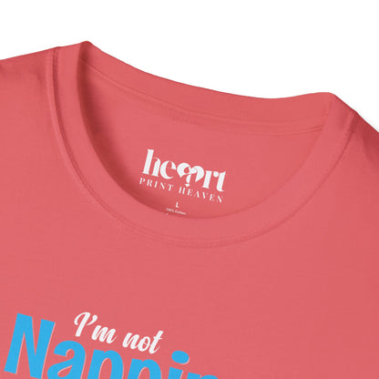 I'm Not Napping, I'm Meditating – Funny Mindfulness T-Shirt 🧘‍♂️✨