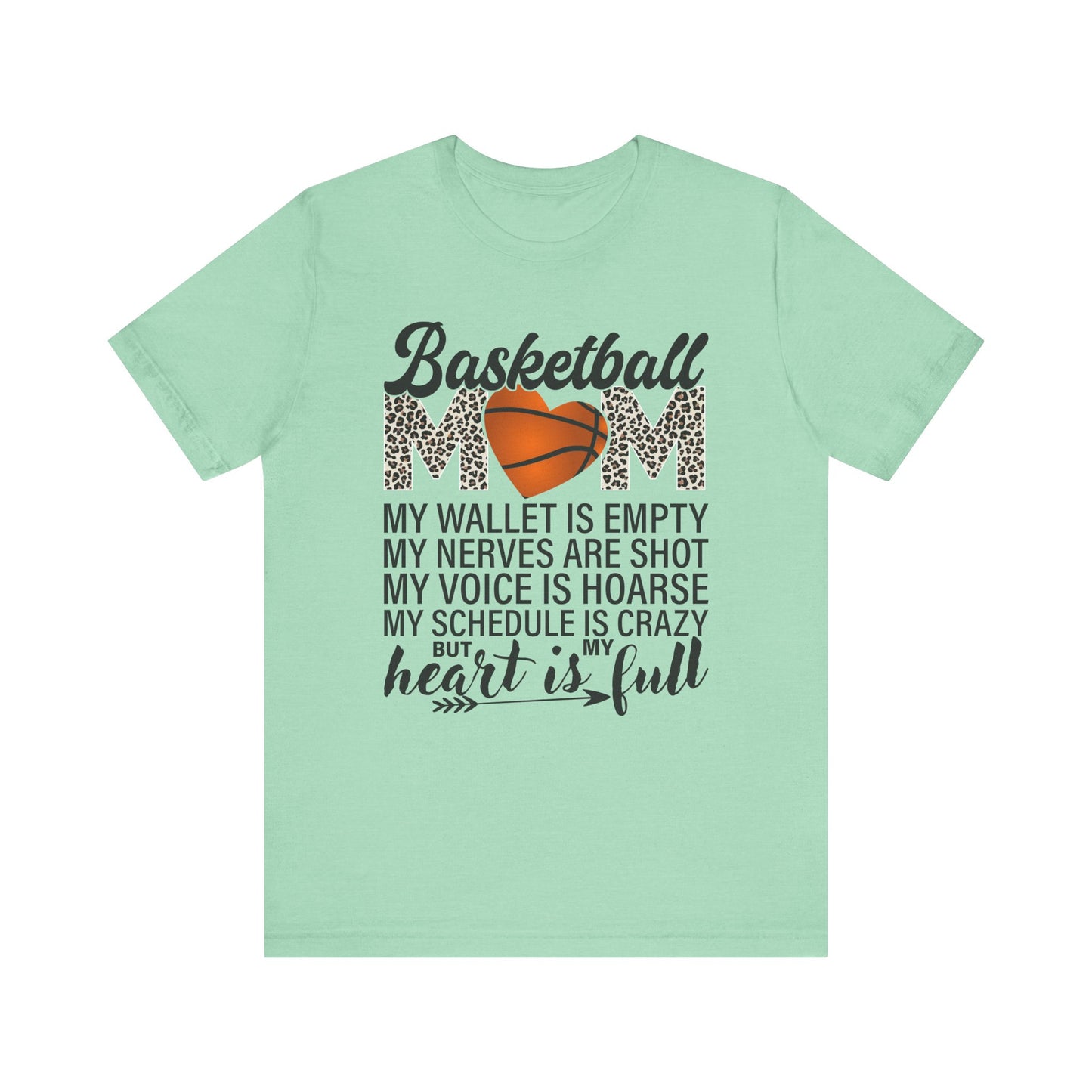 Basketball Mom My Wallet Is Empty T-shirt