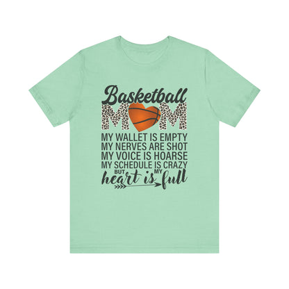 Basketball Mom My Wallet Is Empty T-shirt