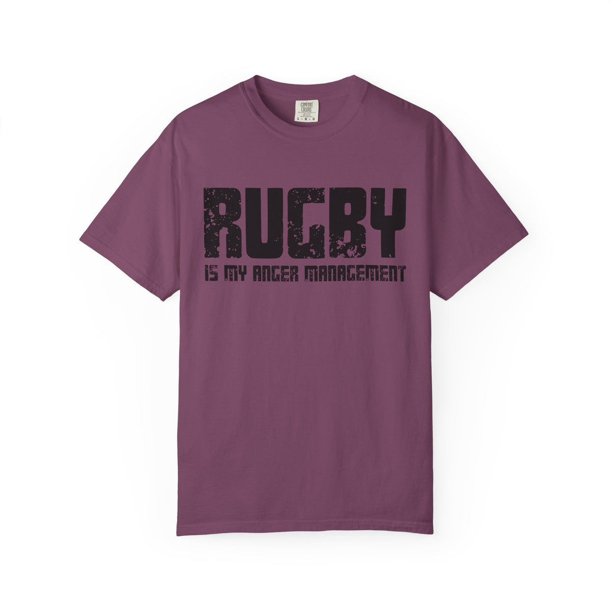 Rugby Is My Anger Management T-Shirt 🏉 | Funny Rugby Fan Statement Tee
