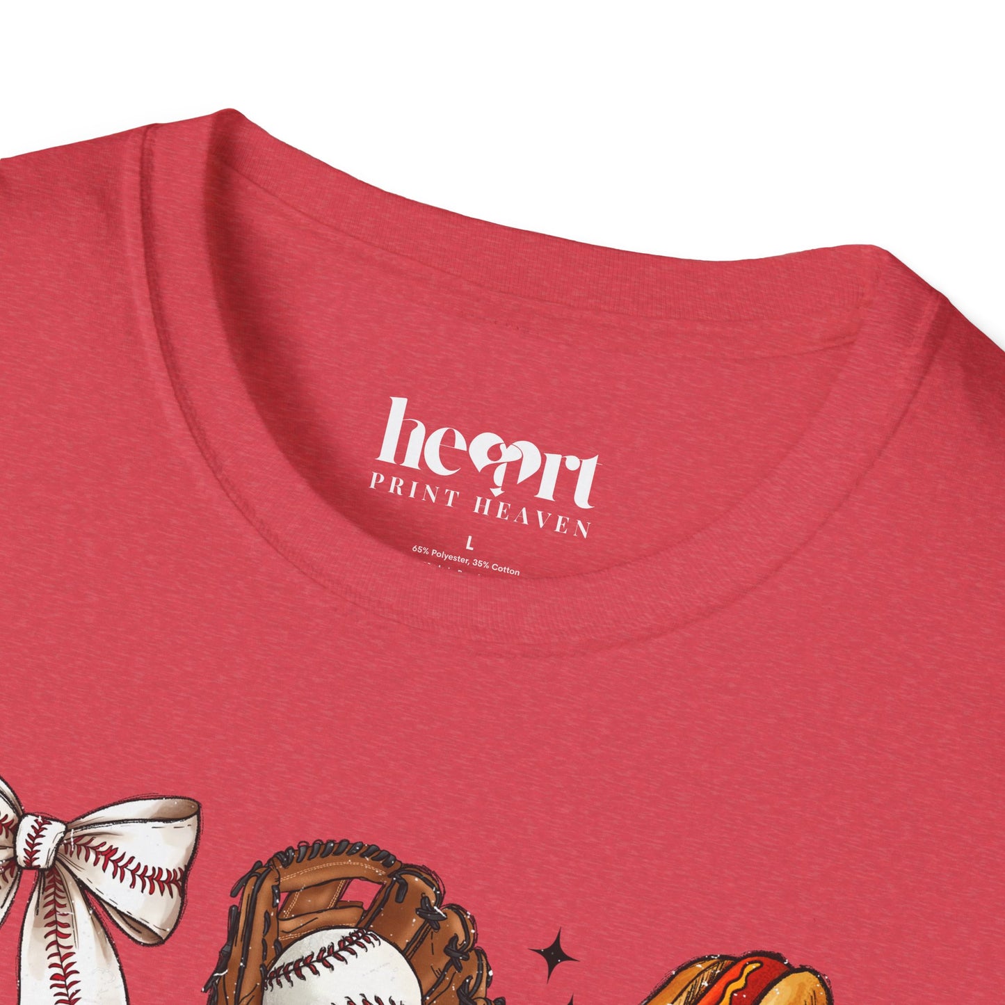 Glitter Baseball Sports T-Shirt – Sparkly Baseball Tee for Fans & Players