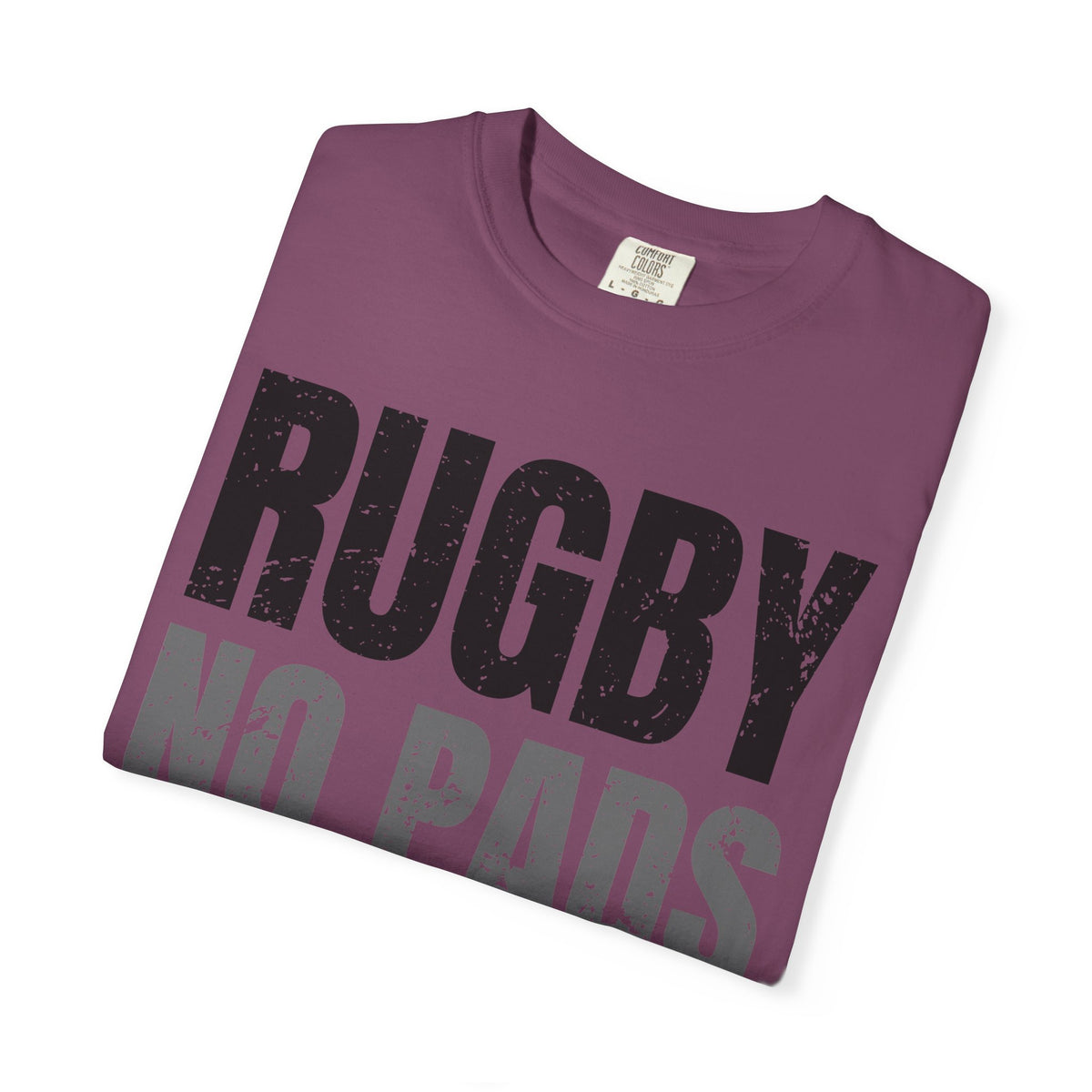 Rugby "No Pads, No Helmets, Just Balls" Funny T-Shirt 🏉 | Bold Rugby Fan Statement Tee