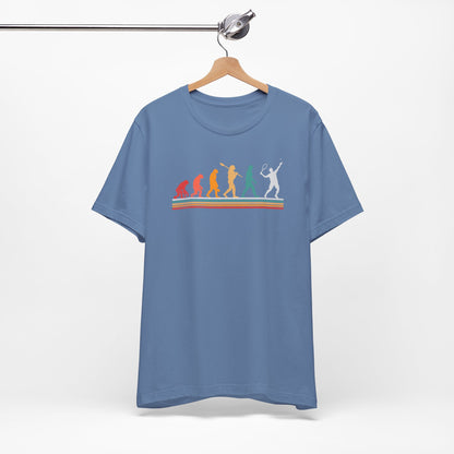 Evolution -Playing-Tennis-T-Shirt