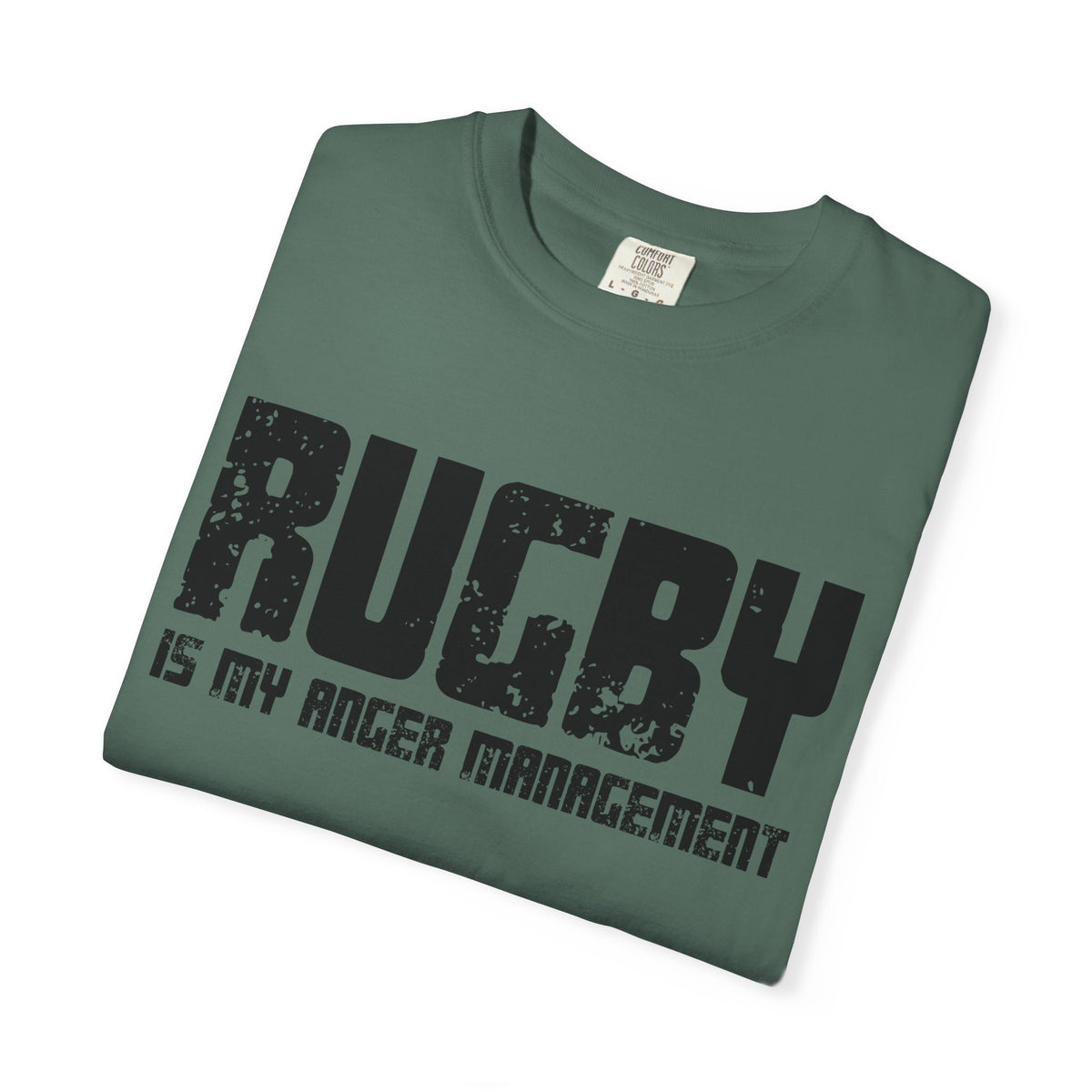 Rugby Is My Anger Management T-Shirt 🏉 | Funny Rugby Fan Statement Tee