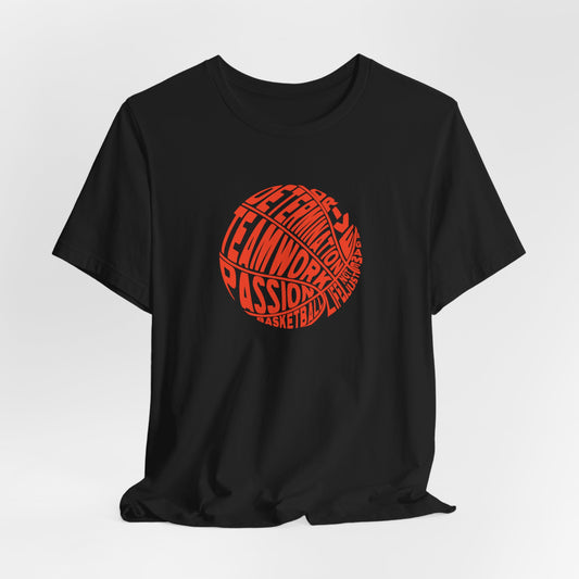 Kld-Basketball-Life Lettering Basketball T-shirt