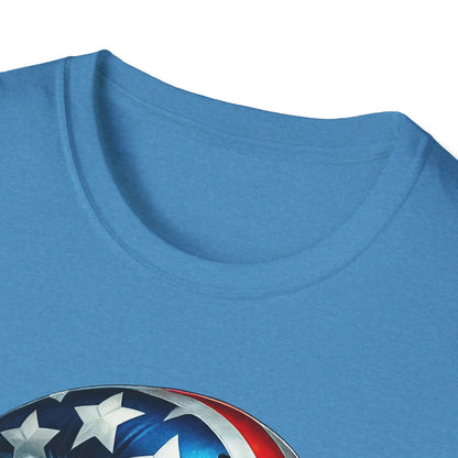 American Flag Gnome Football T‑Shirt – Unisex Fit