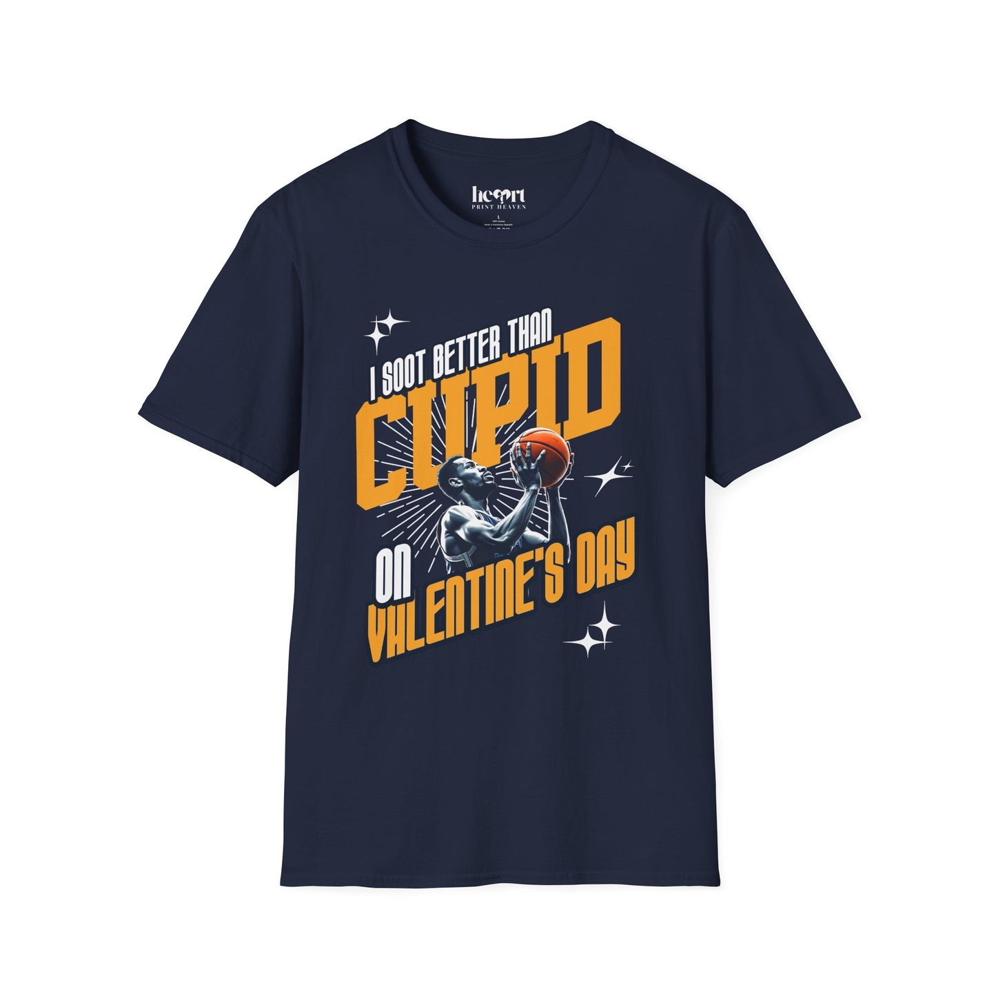 I Shoot Better Than Cupid on Valentine's Day – Funny Basketball T-Shirt