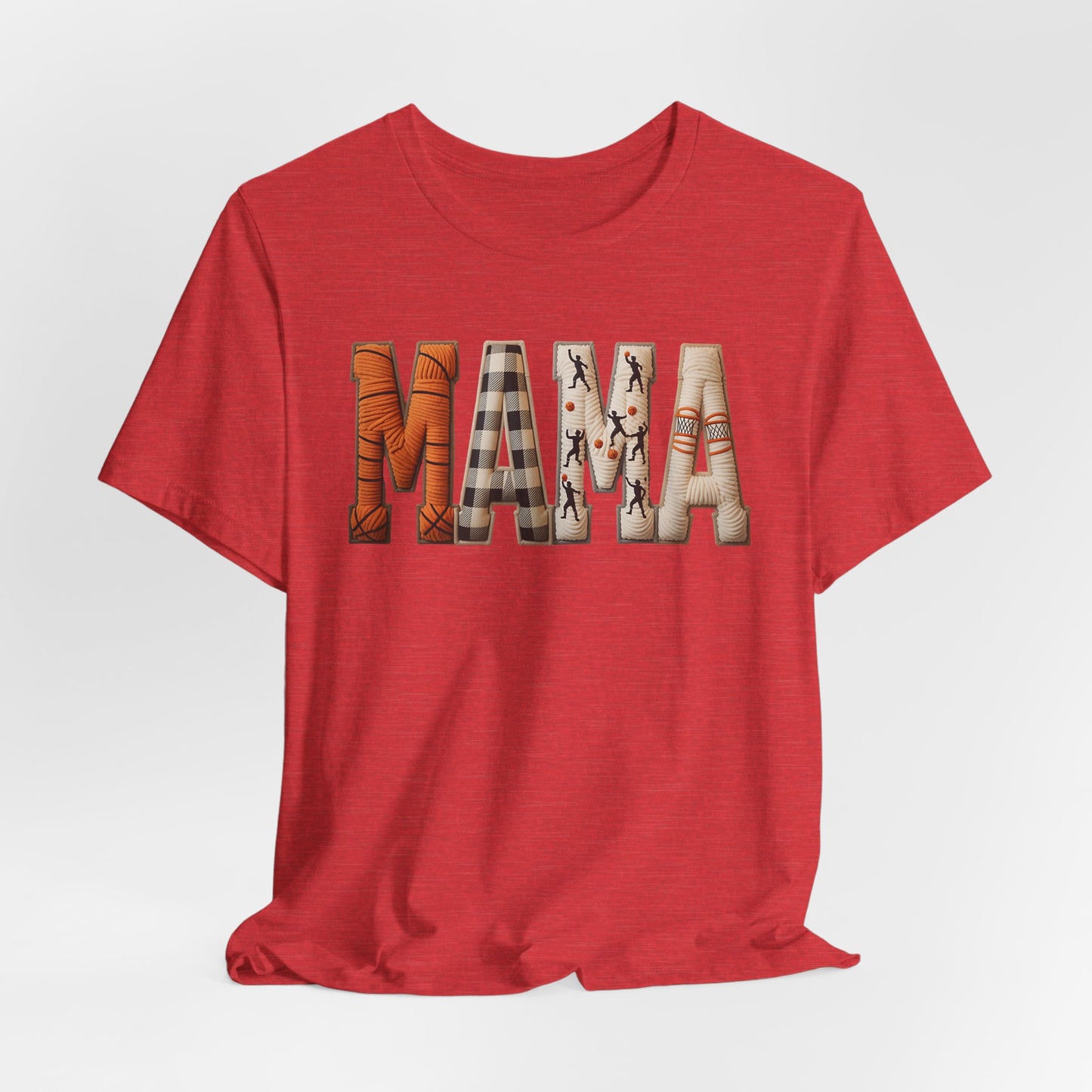 Faux Basketball Mama T-Shirt – Basketball Mom Graphic Tee | Game Day Mom Shirt