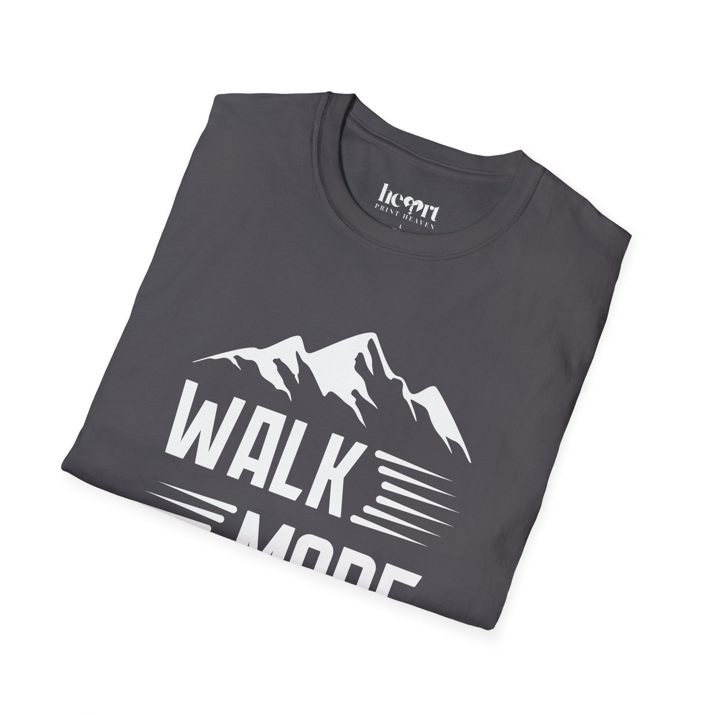 Walk More Worry Less T-Shirt 🚶‍♂️ | Motivational Walking Tee for Fitness & Nature Lovers