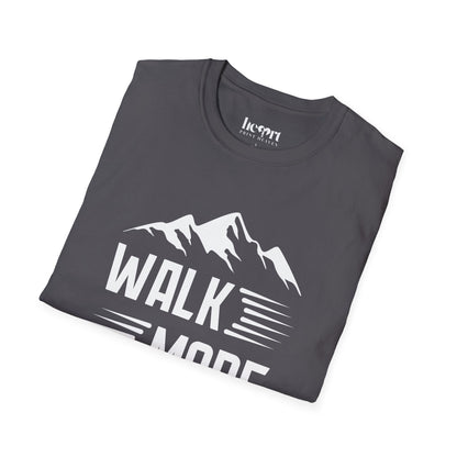 Walk More Worry Less T-Shirt 🚶‍♂️ | Motivational Walking Tee for Fitness & Nature Lovers