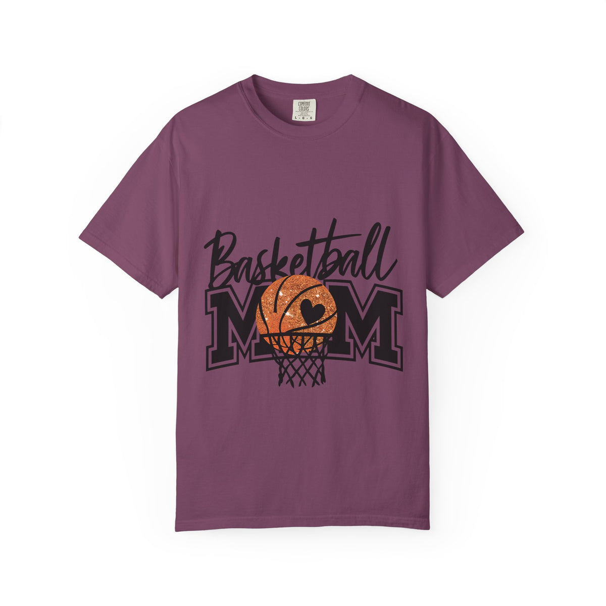 Basketball Mom T-Shirt 🏀 | Glitter Ball Basketball MOM Tee