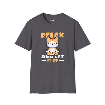 Relax and Let It Go Yoga T-Shirt – Calm and Mindful Apparel for Everyday Peace