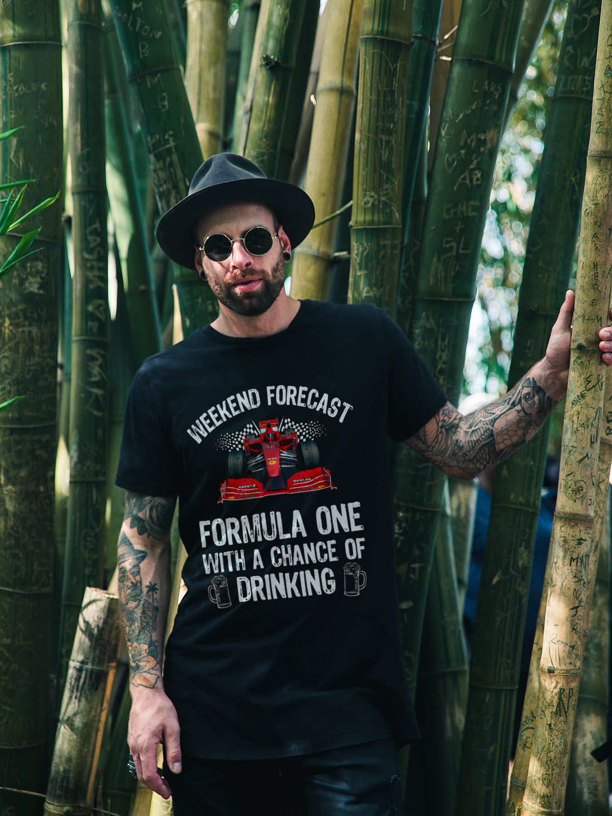 Formula 1 Weekend Forecast T-Shirt – F1 Racing & Drinking Shirt for Motorsport Fans